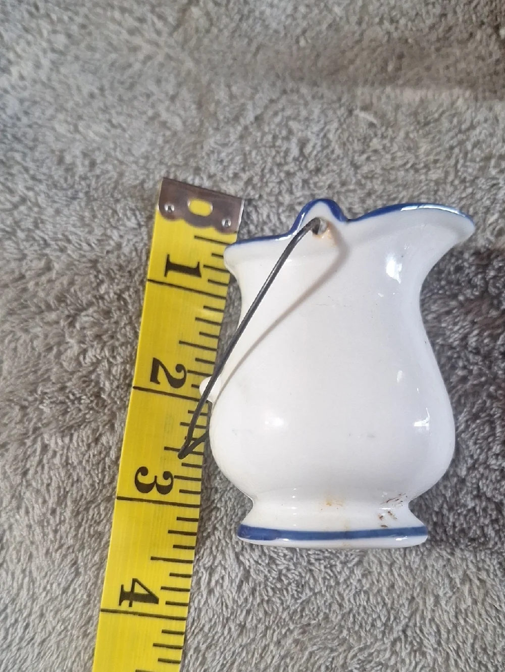Vintage Blue & White 'Home Sweet Home' Ceramic Tea Set - Picture 7 of 10